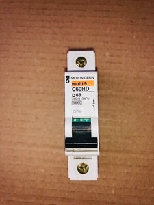 Merlin Gerin Multi 9 C60HD D63 63A MCB 25708 - Bild 1 von 4