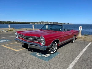 1967 Galaxie 500 convertible  Colour - Candy Apple Red  Interior finish - Black - Picture 1 of 14