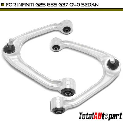 2x Brazo de control y rótula para INFINITI G25 G35 G37 Q40 delantero derecho y derecho superior Foto 1 de 4