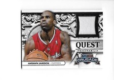 2013-14  PANINI CRUSADE Quest Memorabilia ANTAWN JAMISON  (Clippers) #100/299