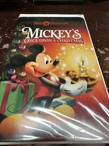 Mickeys Once Upon a Christmas 2000 Gold Collection VHS Edition Toys R Us Copy - Imagen 1 de 7