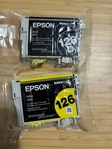 Epson 126 Ink Cartridges Black And Yellow - Picture 1 of 1