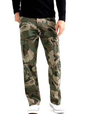 Men's Wrangler Relaxed Fit Camo Cargo Pants w/ Stretch Tech Pocket CHOOSE SIZE - Image 1 of 4