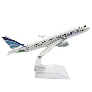 1:400 16cm A320 Air BUSAN Airplane Model Alloy Plane Diecast Plane Model Gifts - Picture 1 of 5