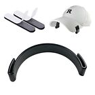 White Brim Bender Black Hat Curving Band Brim Shaper Cap Sweat Pad Prevent