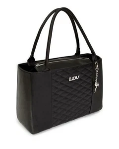 Borsa Lux de Ville Cha Cha grande Rockabilly Goth Punk nera tote bag CCLT88BM - Foto 1 di 3