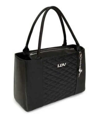 Bolso de Mano Lux de Ville Cha Cha Grande Rockabilly Gótico Punk Negro Cartera CCLT88BM Foto 1 de 3