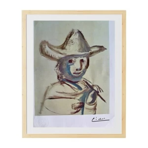 Pablo Picasso Original Signed Print The Young Painter, 1972 Vintage Art - Picture 1 of 10