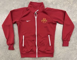 Iowa State Cyclones Nike Dri-Fit Full Zip rote Trainingsjacke Damengröße Large - Bild 1 von 6