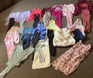 Girls size 14–16 28 Piece winter clothes Lot, Includes Abercrombie Adidas & More - Picture 1 of 7