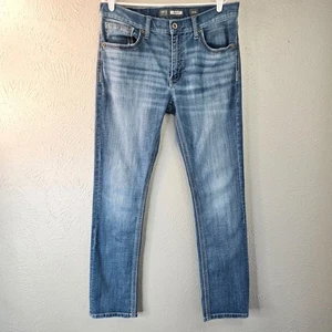 BKE Buckle Jake Straight Jeans Mens Sz 36 Medium Blue Wash Casual Stretch Denim - Picture 1 of 12