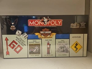 Vintage Monopoly Harley-Davidson Live to Ride Edition 2000 Board Game Hasbro New - Picture 1 of 10