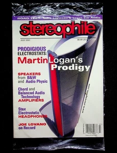 Stereophile Magazine JULY 2001 Martin Logan's Prodigy - SEALED - - Picture 1 of 2