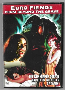 Eurofiends triple feature DVD cult drive-in horror eurotrash Erika Blanc RARE - Picture 1 of 2