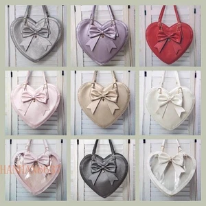 Lolita Heart Shape Bag Transparent Itabag Messenger Tote Bag Cute Shoulder Bag - Picture 1 of 18