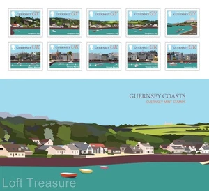 Guernsey Stamps: "Guernsey Coasts" Presentation Pack 2017 - Picture 1 of 6