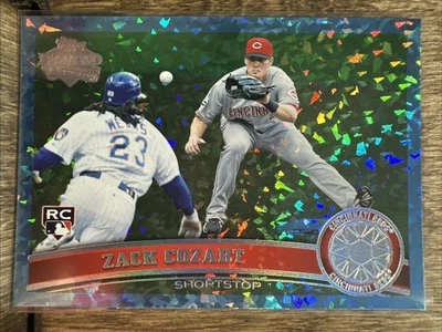Actualización Topps 2011 aniversario diamante Zack Cozart #US247 Hope Diamond #'d 28/60 Foto 1 de 4