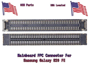 2x OEM Samsung Galaxy S20 FE Mainboard FPC Connector 78-Pin On Board Socket - Picture 1 of 1
