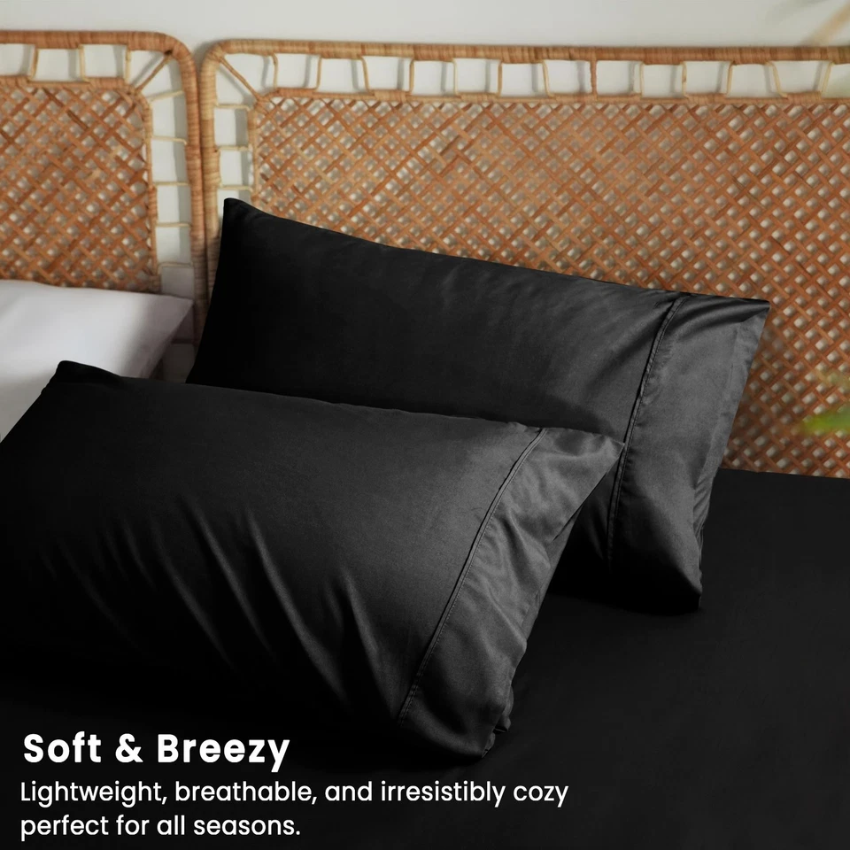 Pacote com 2, 4 e 6 fronhas de microfibra ultra macias queen king - Imagem 1 de 1