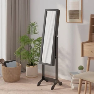 Free-Standing Mirror Makeup Mirror Bedroom Full Length Vanity Mirror vidaXL - Picture 1 of 30
