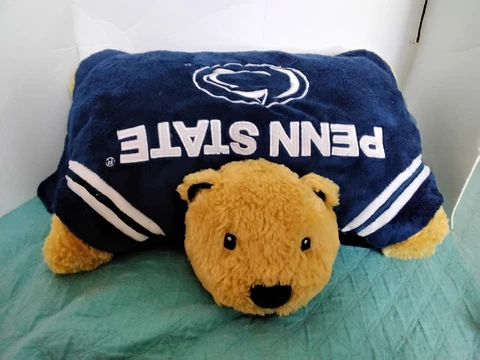 Limited Ed.Penn state,Nittany Lions,NCAA,Mascot Pillow Pet,blue/tan,22 In Cover