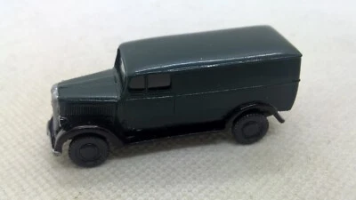 adp 1:87 Opel Blitz 1938 Kastenwagen dunkelgrün schwarz Handarbeitsmodell (53) - Bild 1 von 3