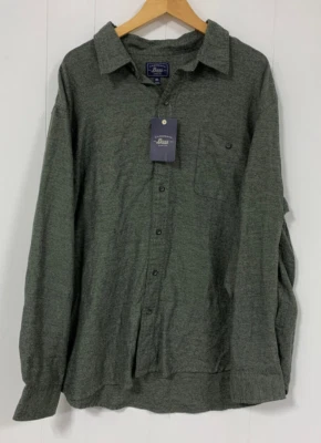 GH Bass Shirt Mens XXL Green Button Up Pocket Long Sleeves Casual Outdoor - Image 1 of 4