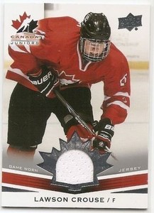 14/15 UPPER DECK TEAM CANADA JUNIORS GAME JERSEY  (#151-207) U-Pick From List