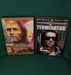 John Milius-CONAN THE BARBARIAN:1982+James Cameron-THE TERMINATOR:1984-DVD - Picture 1 of 17
