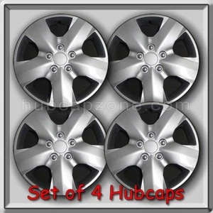 16" Toyota Rav4 hubcaps 2007-2008 Silver Rav 4 Wheel Covers Set of 4 - Picture 1 of 3