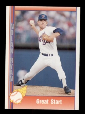 1991 PACIFIC NOLAN RYAN #167 GREAT START TEXAS RANGERS HOF - Image 1 of 2