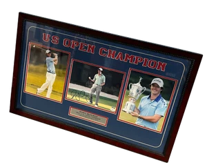 Rory McIlroy Signed & Framed US Open Photo Collage - JSA COA - Picture 1 of 1