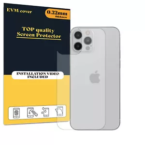 Back Protector Cover For Apple iPhone 12 Pro MAX TPU FILM - Picture 1 of 3
