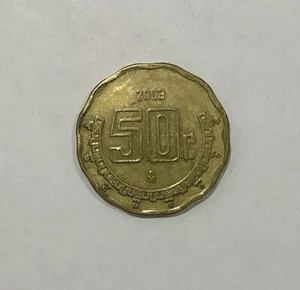 2003 Mexico Fifty Centavos Coin - Picture 1 of 2