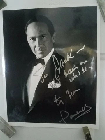 PAUL ANKA Signed Agency Photo - Inscribed  ORIGINAL 8X10 B&W 1950's Cover
