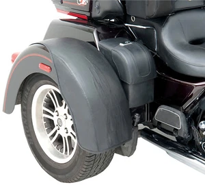 Kit de sujetador guardabarros Saddlemen negro con llamas (1414-0014) - Imagen 1 de 2