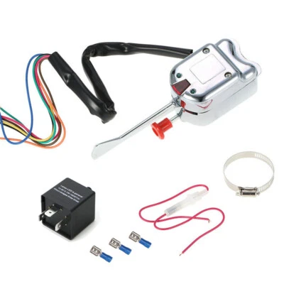 For ATV UTV Golf Cart Universal Turn Signal Lever Switch w/4-way Hazard Flasher  - Image 1 of 4