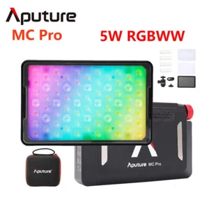 Aputure MC Pro RGB Video Light Portable LED On Camera Light Panel 2000K-10000K - Picture 1 of 8