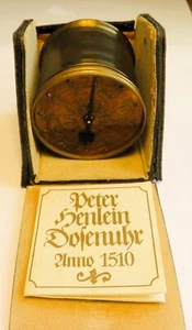 Peter Henlein Nürnberger Ei Junghans 1. Taschenuhr der Welt Quarz Fullset - Picture 1 of 7