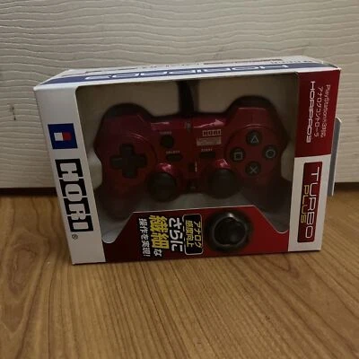 Hori Turbo Plus Sony PlayStation 3 PS3 Controller USB Wired HP3-172 Red NEW - Image 1 of 4