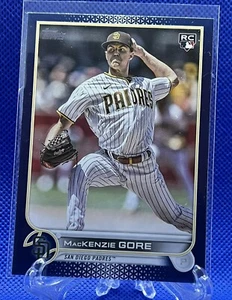 2022 Topps Update MacKenzie Gore Blue Border RC San Diego Padres #US81 - Picture 1 of 2