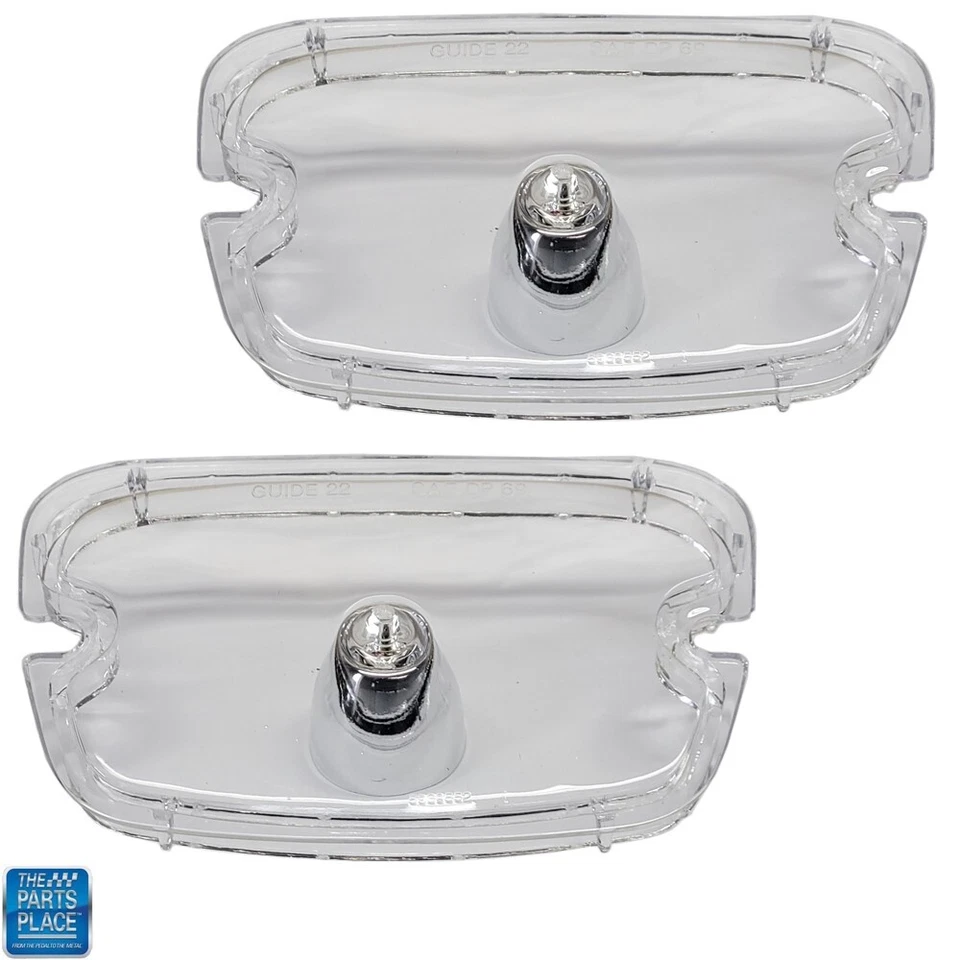 Lámpara de luz de estacionamiento delantera Firebird 1969-1972 lentes transparentes - par derecha y derecha nueva Foto 1 de 1