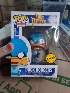 Funko Pop! Vinyl: Looney Tunes - Duck Dodgers - (Metallic) (Chase) #127 - Picture 1 of 6