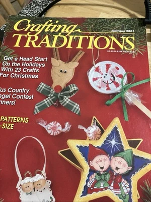 Crafting Traditions Magazine  July/Aug 2001:  CRAFTS/ Holiday, Summer, Birthday - Image 1 of 4