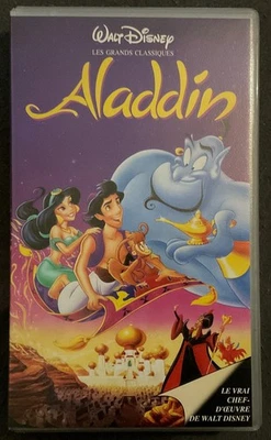 Aladdin - Cassette VHS - FR - Walt Disney Les Grands Classiques - Bild 1 von 4