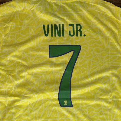 Camiseta local Vini Jr. Selección Brasil 2024 Copa América talla XL NUEVA CON ETIQUETAS Foto 1 de 4