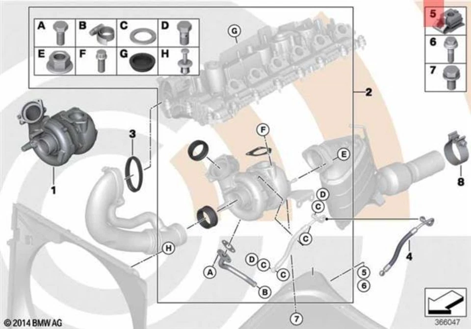 Tuerca enchufable genuina BMW Alpina Hybrid M3 M6 X1 5 B7 M10-10-Zns3 31106779393 Foto 1 de 1