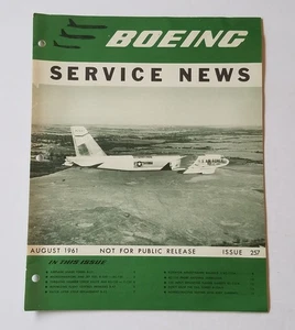 August 1961 Boeing Service News. B-52 KC-135 - Bild 1 von 2