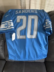 Nike On Field Detroit Lions Barry Sanders size M - Picture 1 of 6
