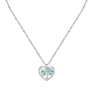 Vita Collana Donna Capsule Collection in Acciaio, Acquamarina,Idea Regalo Maestr - Foto 1 di 1